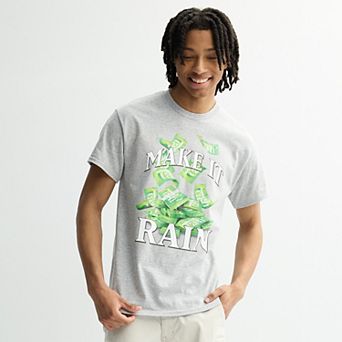 Men's Make It Rain Cash Short Sleeve Graphic Tee