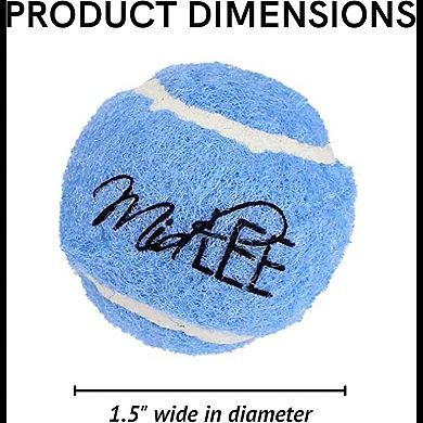 Midlee Mini 1.5" Dog Squeaky Tennis Balls- Set of 6