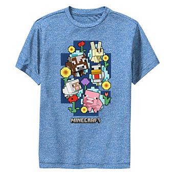 Boys 8-20 Minecraft Springtime Graphic Performance Tee