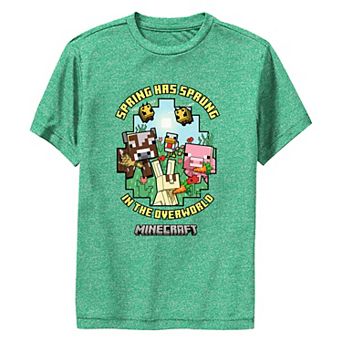 Boys 8-20 Minecraft Spring Has Sprung Graphic Performance Tee