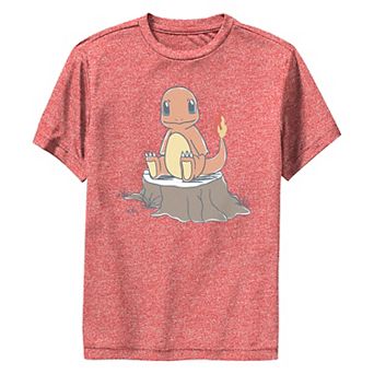 Boys 8-20 Pokemon Resting Charmander Graphic Performance Tee