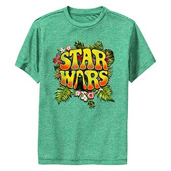 Boys 8-20 Star Wars Tropical Vibe Graphic Performance Tee