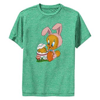 Boys 8-20 Looney Tunes Easter Bunny Tweety Graphic Performance Tee