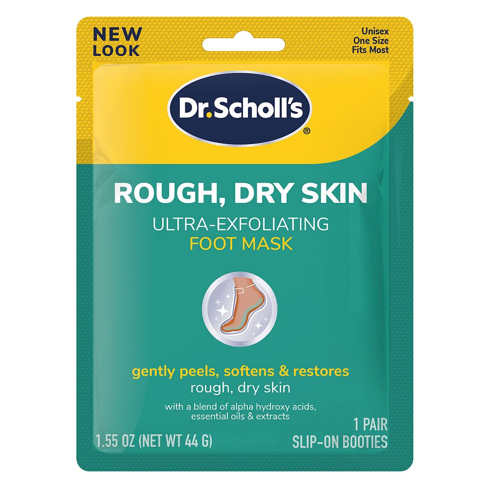 Dr. Scholl's Ultra-Exfoliating Foot Mask for Rough, Dry Skin - 1 Pair