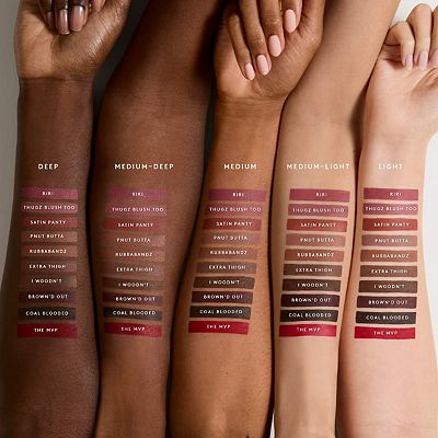 Fenty elastischer stunna lip paint swatches