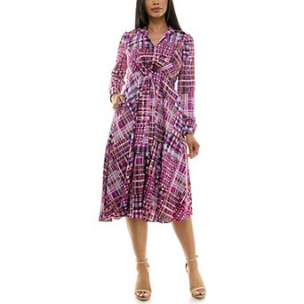 Women's Maison Tara Tie Front Midi Shirtdress