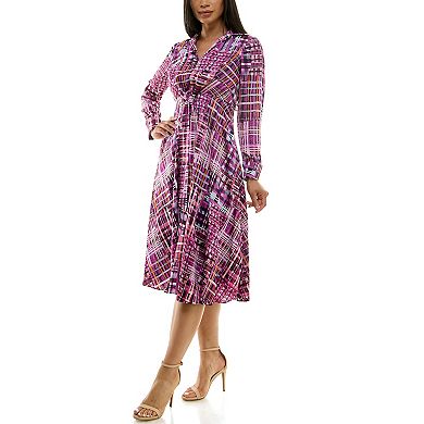 Women's Maison Tara Tie Front Midi Shirtdress