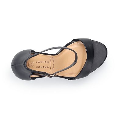 LC Lauren Conrad Fahnny Women's Two-Piece Open Dress Sandals