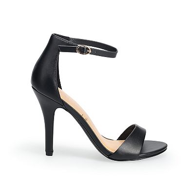 LC Lauren Conrad Fahnny Women's Two-Piece Open Dress Sandals