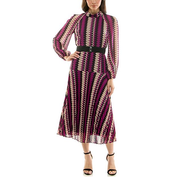 Maison Tara Chiffon Midi Dress