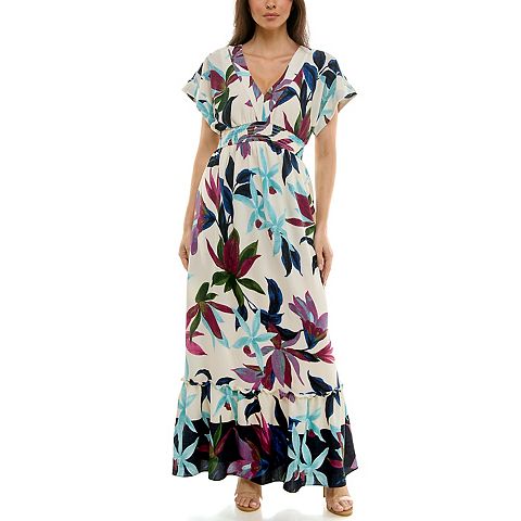 Женские платья Maison Women's Maison Tara Tropical Print Maxi Dress