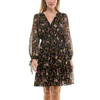 Women's Taylor Floral V-Neck Mini Dress