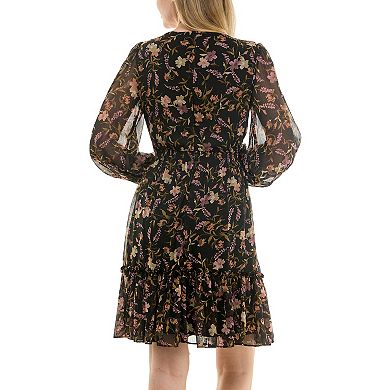 Women's Taylor Floral V-Neck Mini Dress