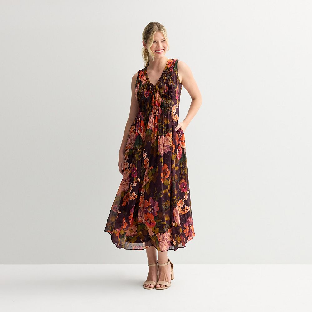 flattering midi dress Effortless Elegance: Women's Printed Flare Sleeve Casual fo – Canary Houze Panel color:Mocha Classic meets feminine in Beautiful Light Champagne Long