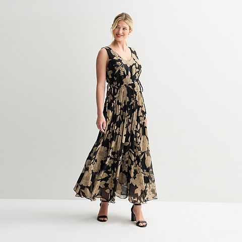 Женские платья Taylor Women's Taylor V-Neck Tassel Waist Maxi Dress