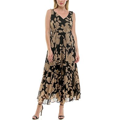 Women's Taylor V-Neck Tassel Waist Maxi Dress