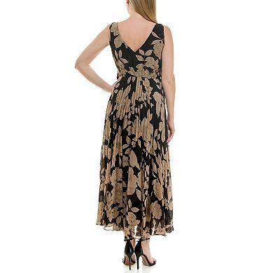 Women's Taylor V-Neck Tassel Waist Maxi Dress