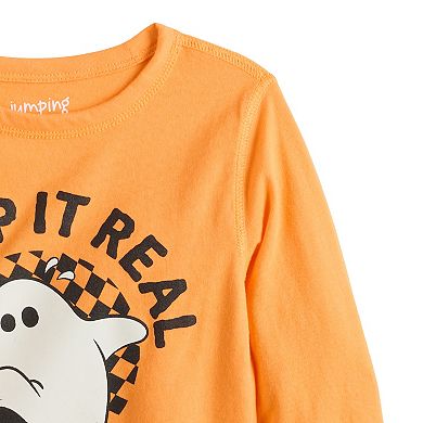Toddler Boys Jumping Beans Adaptive Sensory Long Sleeve Graphic Tee