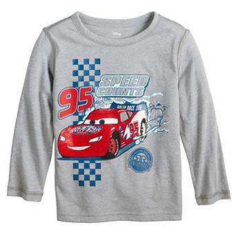 Disney / Pixar's Cars Toddler & Boys 4-12 Adaptive Sensory Long Sleeve Graphic Tee by Jumping Beans®