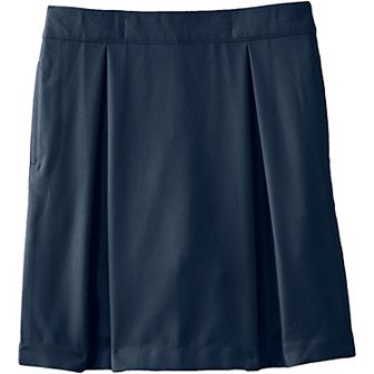 Girls 2-20 Lands' End School Uniform Solid Pleated Skort