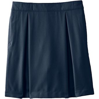 Girls 2-20 Lands' End School Uniform Solid Pleated Skort
