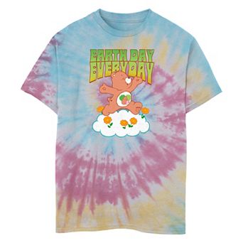 Boys 8-20 Care Bears Earth Day Everyday Tie Dye Graphic Tee