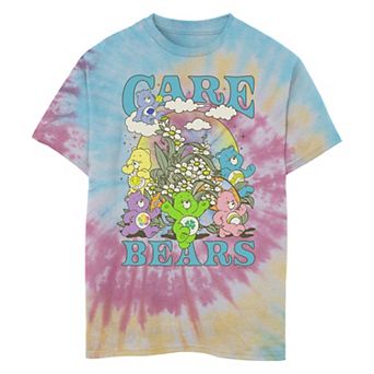 Boys 8-20 Care Bears Enjoying Springtime Tie Dye Graphic Tee