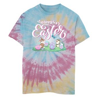 Disney's Bambi Happy Easter Tie Dye Boys 8-20 Tie Dye Graphic Tee