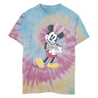 Disney's Mickey Mouse Bunny Buddy Boys 8-20 Tie Dye Graphic Tee