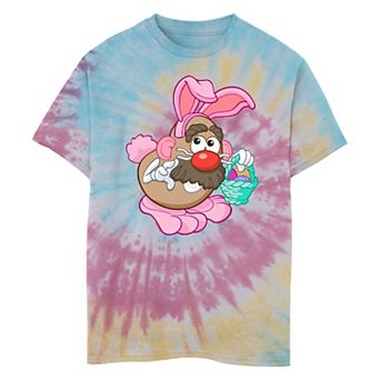 Boys 8-20 Mr. Potato Head Easter Bunny Tie Dye Graphic Tee