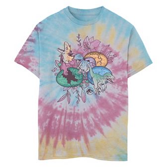 Boys 8-20 Jurassic World Velociraptor Hatching Tie Dye Graphic Tee