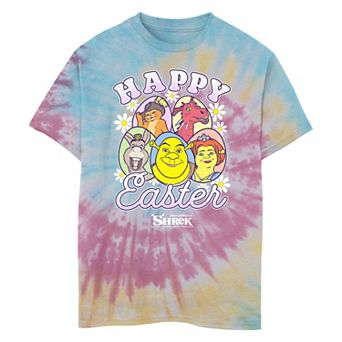 Boys 8-20 Shrek Happy Easter Tie Dye Graphic Tee