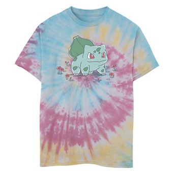 Boys 8-20 Pokemon Springtime Bulbasaur Tie Dye Graphic Tee