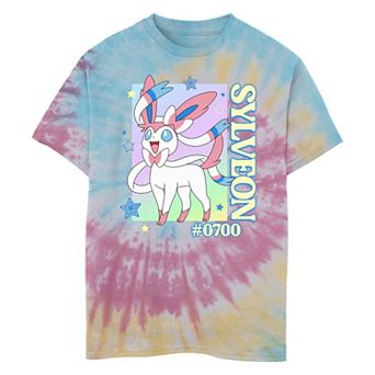 Boys 8-20 Pokemon Sylveon Poster Tie Dye Graphic Tee