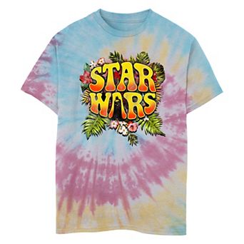 Boys 8-20 Star Wars Tropical Vibe Tie Dye Graphic Tee