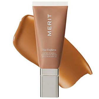 MERIT The Uniform Tinted Mineral Sunscreen Broad Spectrum SPF 45