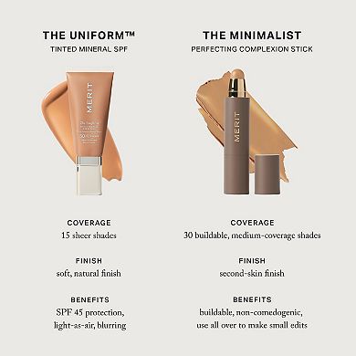 The Uniform Tinted Mineral Sunscreen Broad Spectrum SPF 45