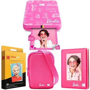 Kodak x Barbie Step Slim Instant Portable Photo Printer + Barbie Deluxe Camera Case & More