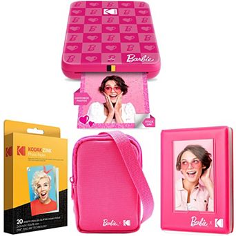 Kodak x Barbie Step Slim Instant Photo Printer + Barbie Deluxe Camera Case & More