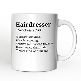 Hairdresser Definition Mug, Funny Stylist Gift
