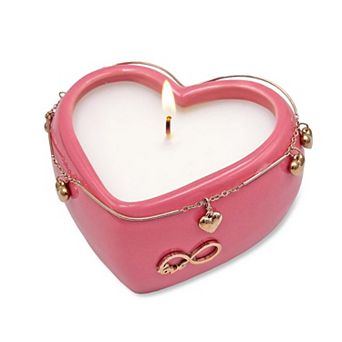 Heart Shaped Eternal Love Candle, Gift with Pendant for Her