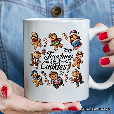 Gingerbread Teacher Mug, Teaching My Smart Cookies Gift