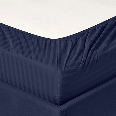 1200 Thread Count 100% Cotton Dobby Striped Sheet Set