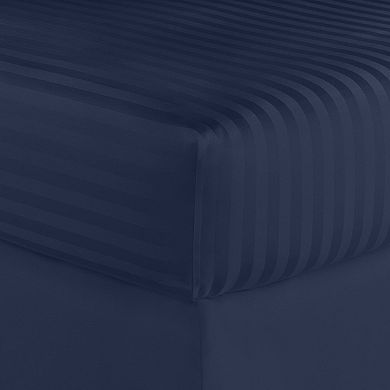 1200 Thread Count 100% Cotton Dobby Striped Sheet Set