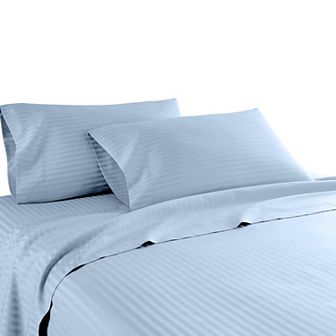 1200 Thread Count 100% Cotton Dobby Striped Sheet Set