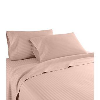 1200 Thread Count 100% Cotton Dobby Striped Sheet Set