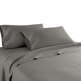 1200 Thread Count 100% Cotton Dobby Striped Sheet Set