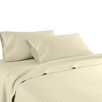 1200 Thread Count 100% Cotton Dobby Striped Sheet Set