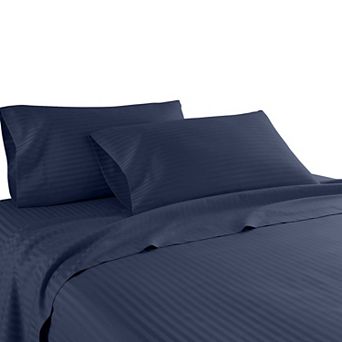 1200 Thread Count 100% Cotton Dobby Striped Sheet Set