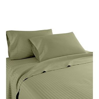 1200 Thread Count 100% Cotton Dobby Striped Sheet Set
